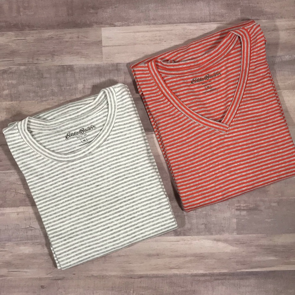 ‼️FIANL MARKDOWN‼️ 2 striped shirts. Size M. Bn3